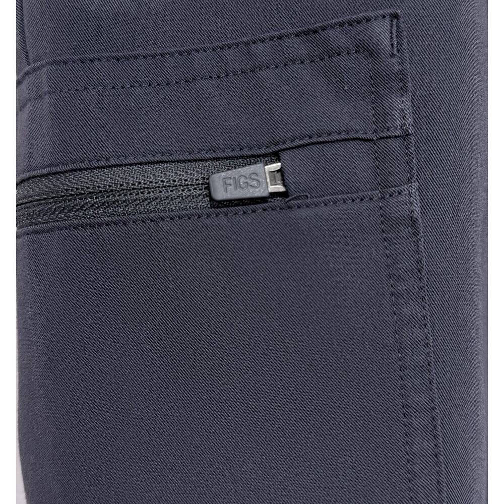 FIGS Zamora Jogger Scrub Pant Women S Gray Pocket Drawstring Elastic Waist Logo - Picture 9 of 15
